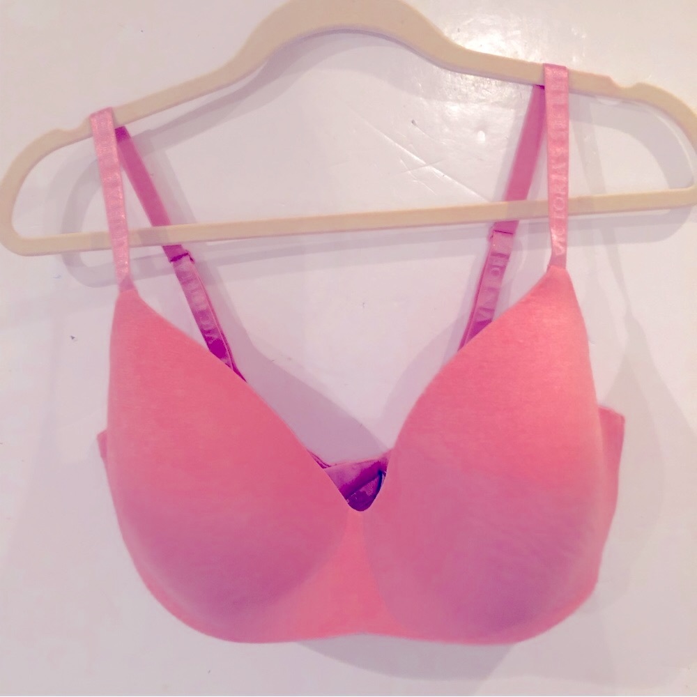 VICTORIA’S SECRET Pink No Wire BRA 38DD - Picture 3 of 8